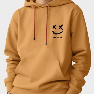 Áo hoodie dây rút thông thường có hình mặt cười Kangaroo dành cho nam