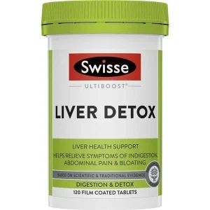 Viên Uống Bổ Gan & Giải Độc Gan Swisse Liver Detox 120 viên Úc