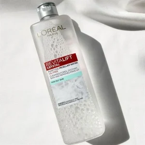 Nước Tẩy Trang Dành cho Da Dầu L'OREAL PARIS Revitalift Crystal Purifyng Micellar Water Oil-Free 400ml