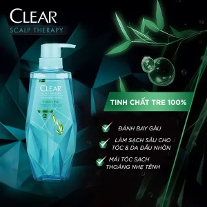 Dầu Gội, Dầu Xả Thanh Lọc Cho Tóc Clear 380ml