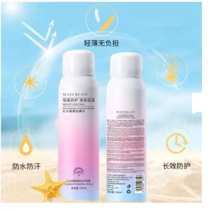 Xịt Chống Nắng Dưỡng Trắng Da MayCreate Moisturizing 150ml